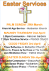 Easter Week Services