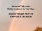 Mulbarton Worship 04 October 2020 : Giving Thanks for Harvest and Creation thumbnail